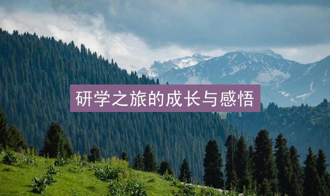 研学之旅的成长与感悟