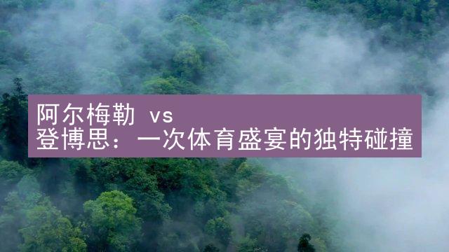 阿尔梅勒 vs 登博思：一次体育盛宴的独特碰撞