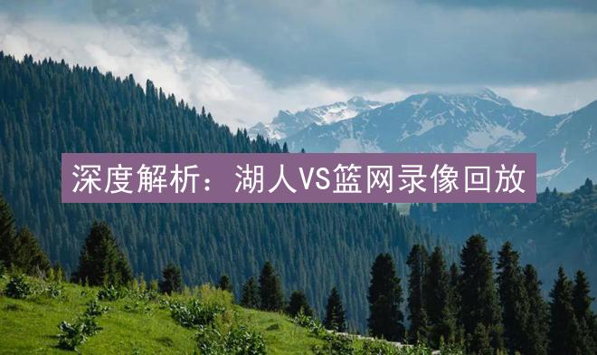 深度解析：湖人VS篮网录像回放